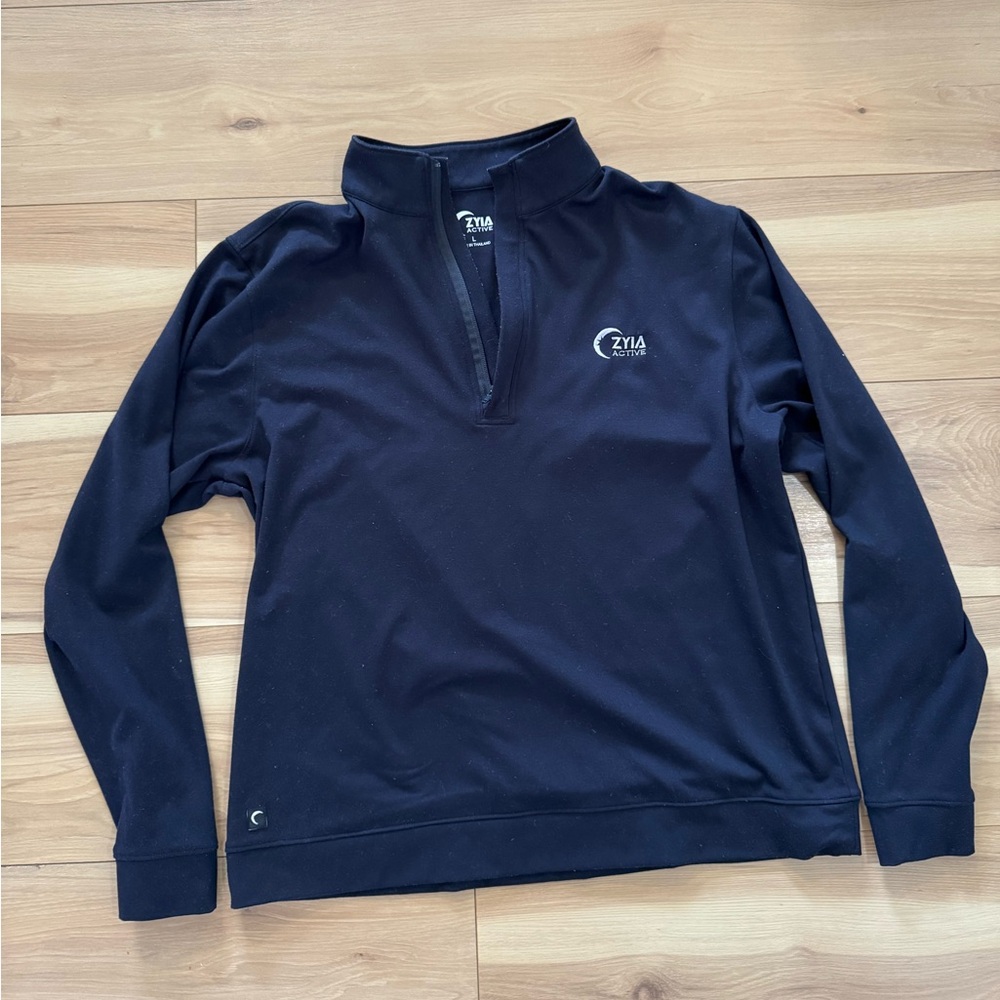 Zyia Active Men’s 1/4 Zip Navy Blue - large